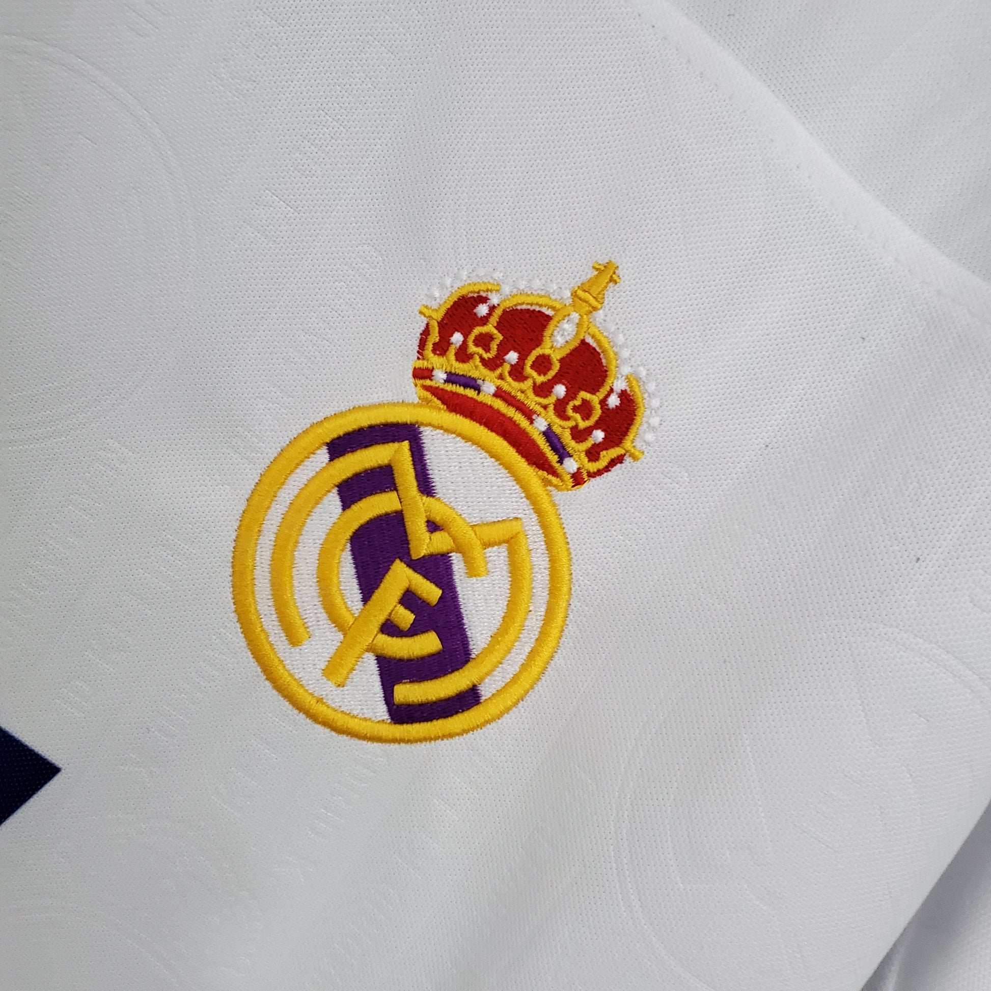 Camisa Real Madrid Titular 96/97 - Versao Retro - vista traseira
