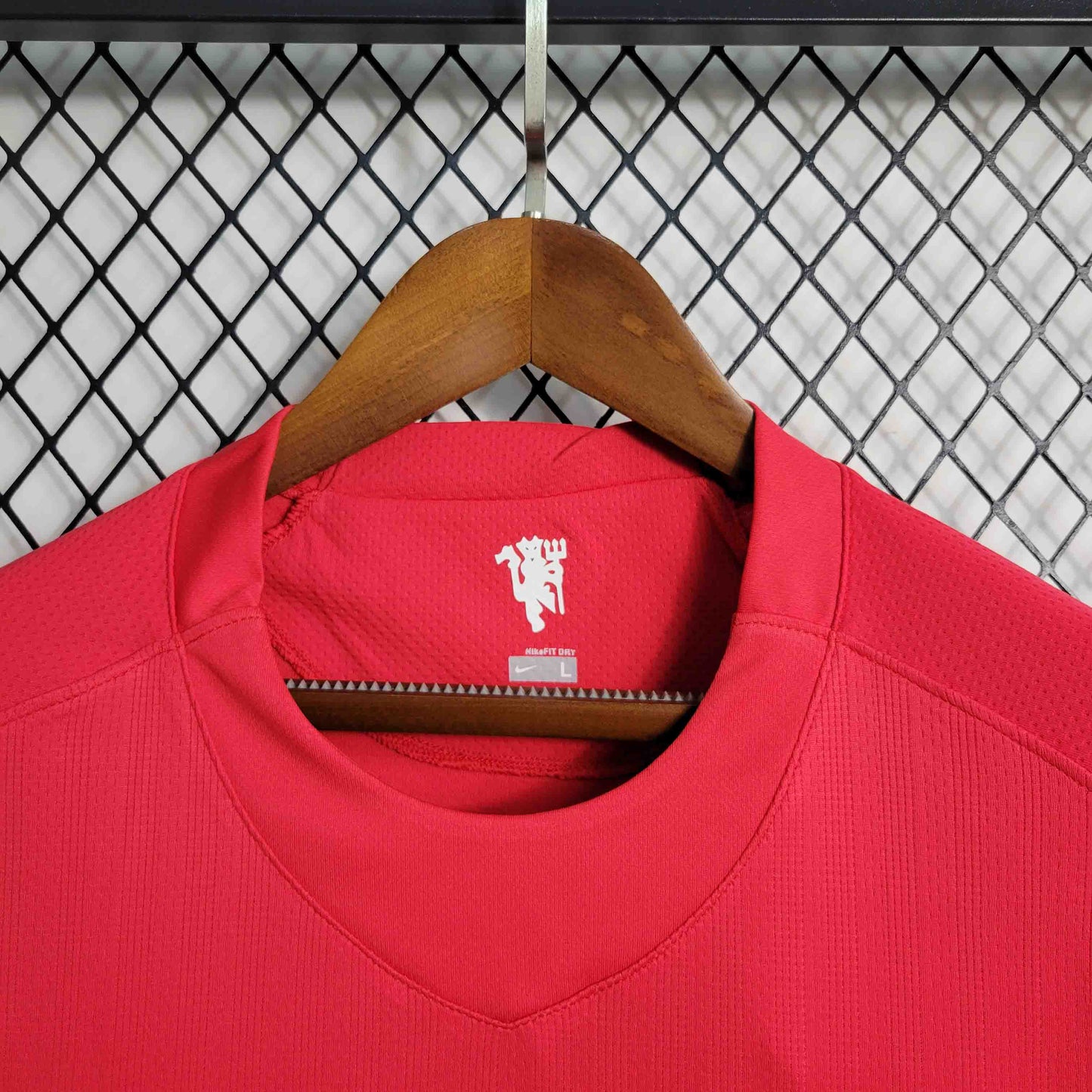 Camisa Manchester United 07/08 - Versao Retro - detalhe