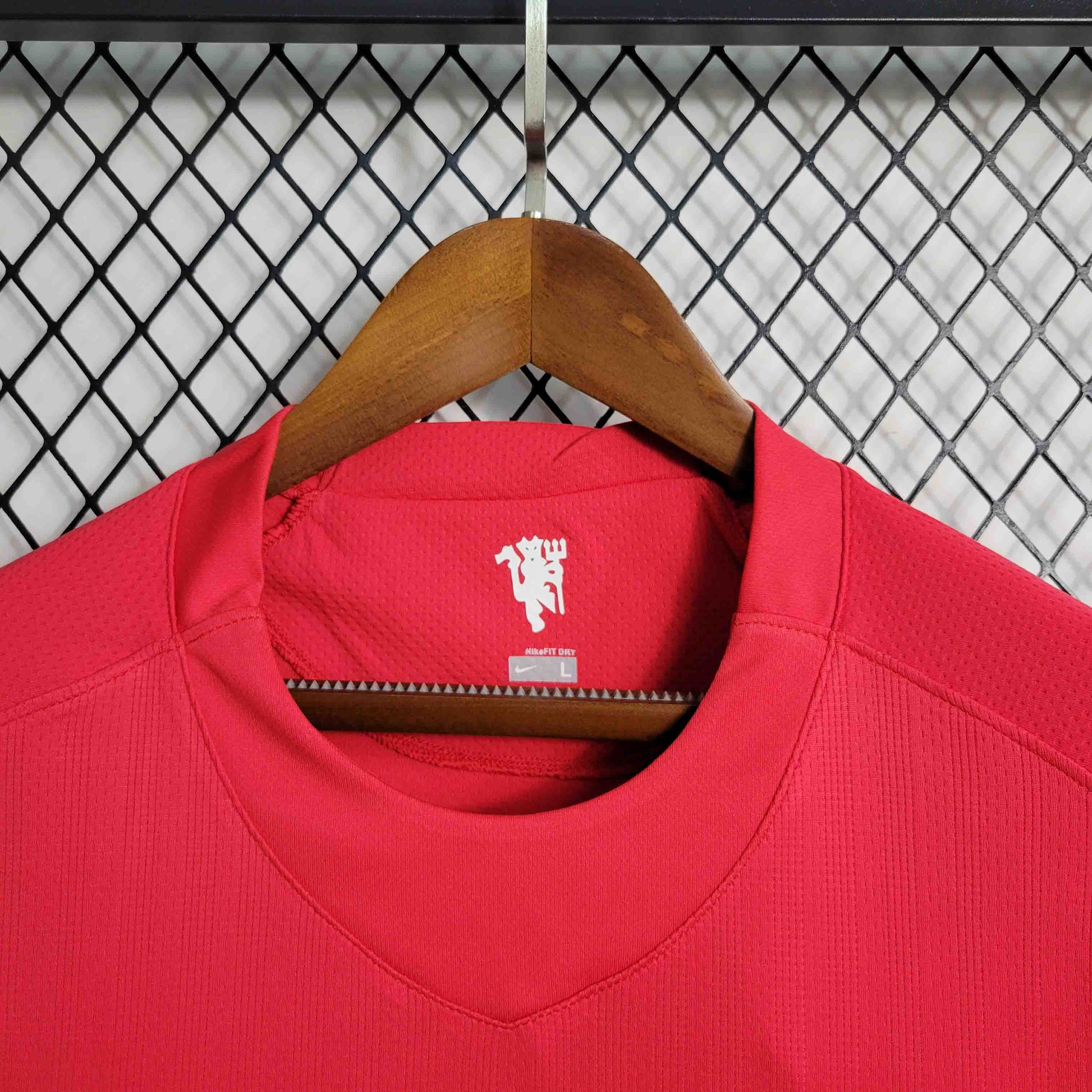 Camisa Manchester United 07/08 - Versao Retro - detalhe