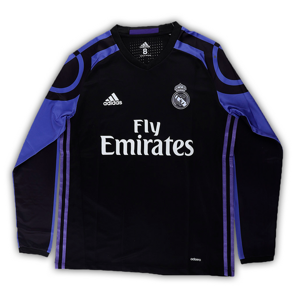 Camisa Real Madrid Retrô 16/17 II Manga Longa - Masculina
