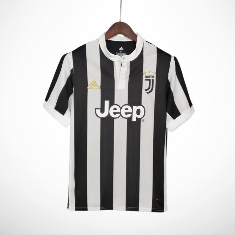 Camisa Juventus Titular 17/18 - Versao Retro - vista frontal