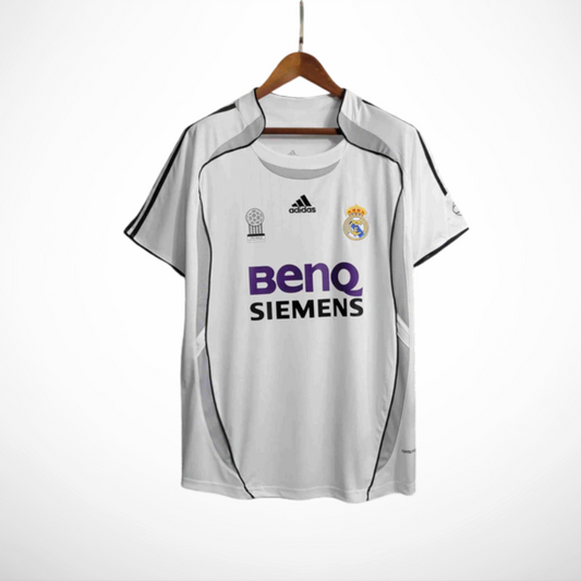 Camisa Real Madrid Home 06/07 - Versao Retro - vista frontal