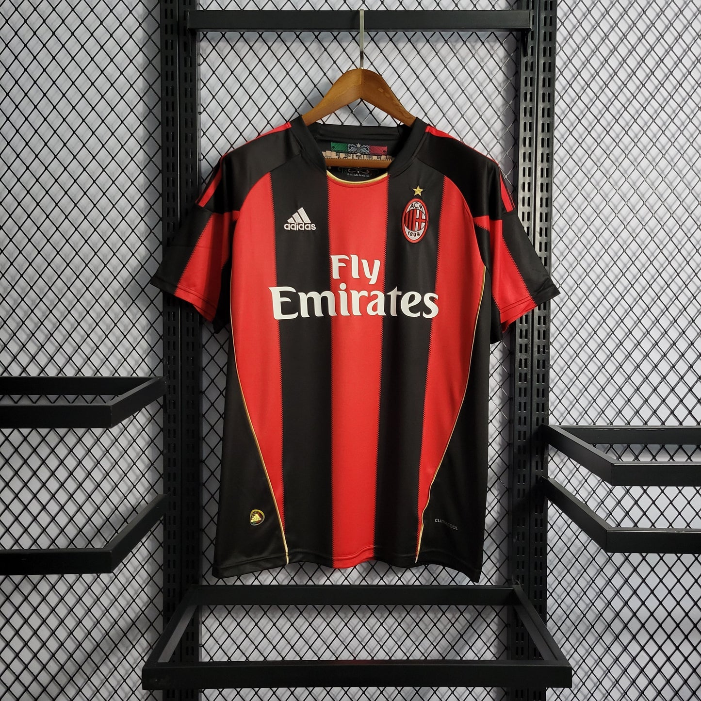 Camisa Milan Titular 10/11 - Versão Retrô