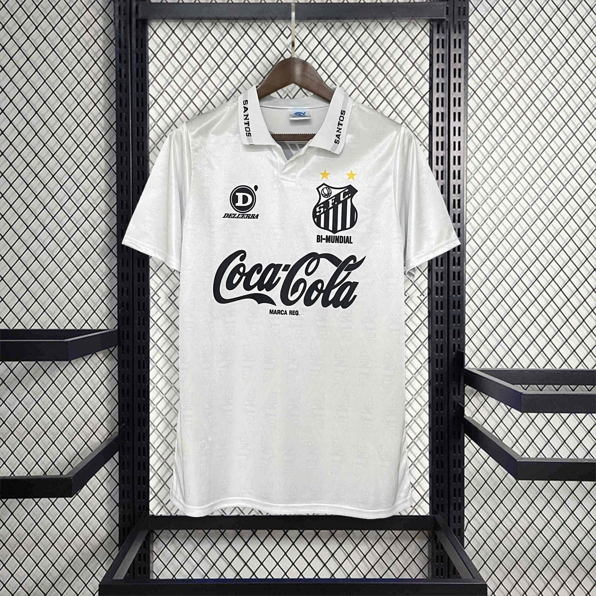 Camisa Santos 1993 - Versao Retro - vista traseira
