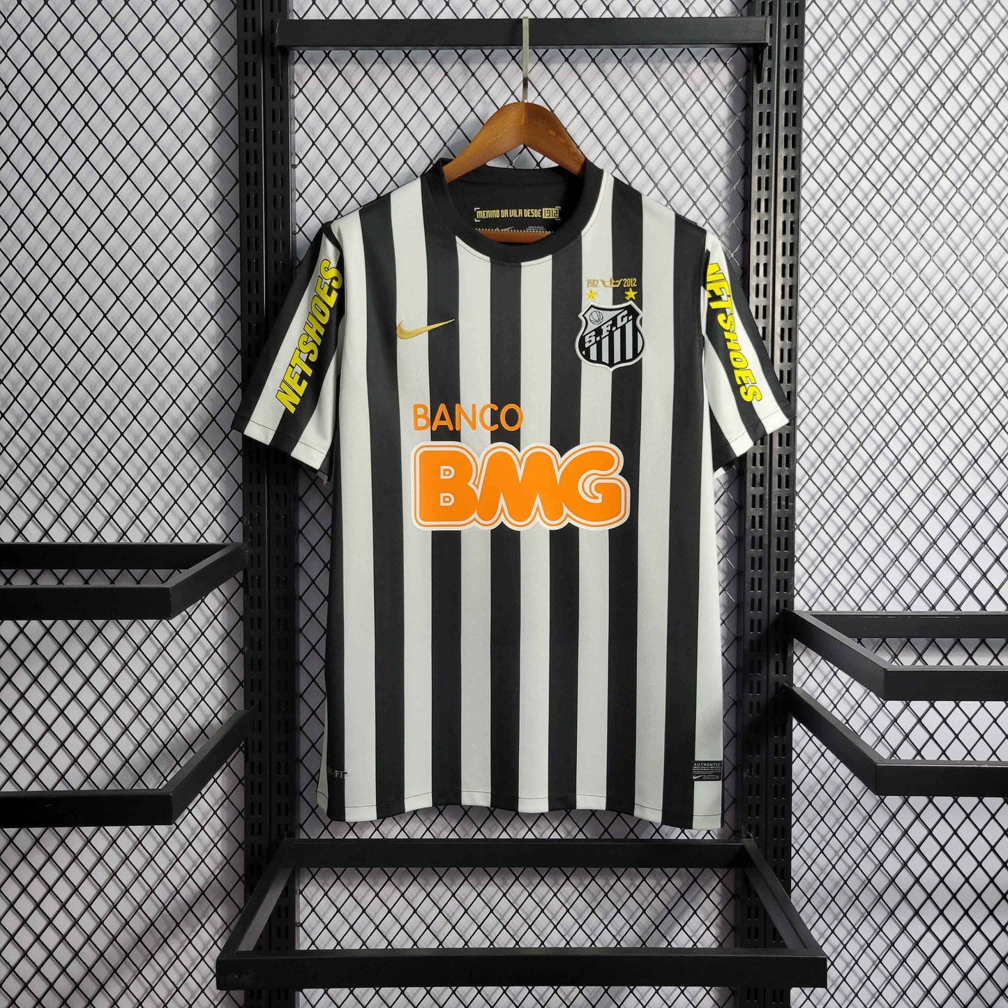 Camisa Santos II 2012 - Versao Retro - vista traseira