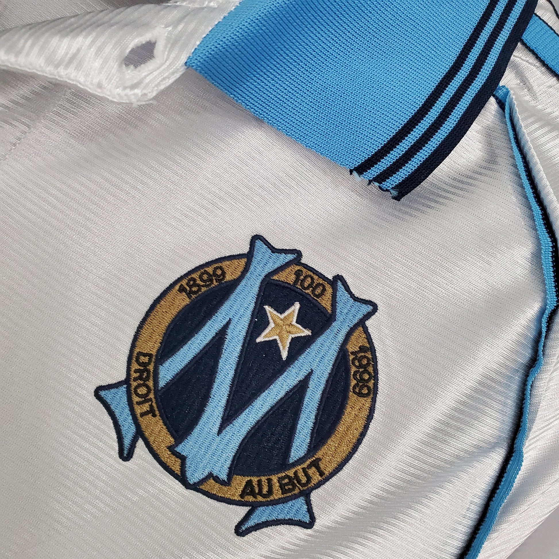 Camisa Olympique de Marseille Titular 98/99 - Versao Retro - vista traseira