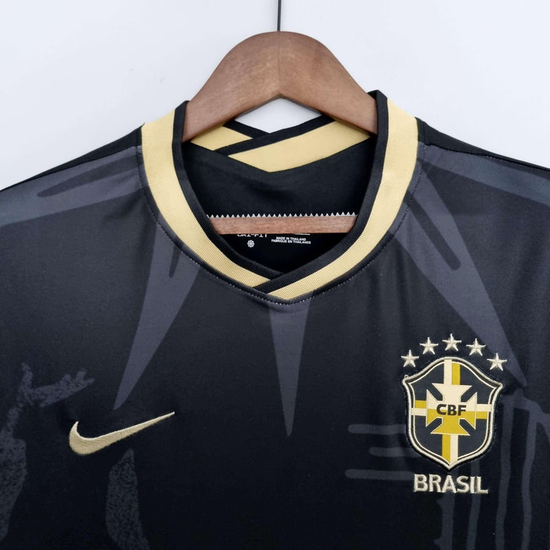 Camisa Seleção Brasil 2022/22 Edição Limitada Preta