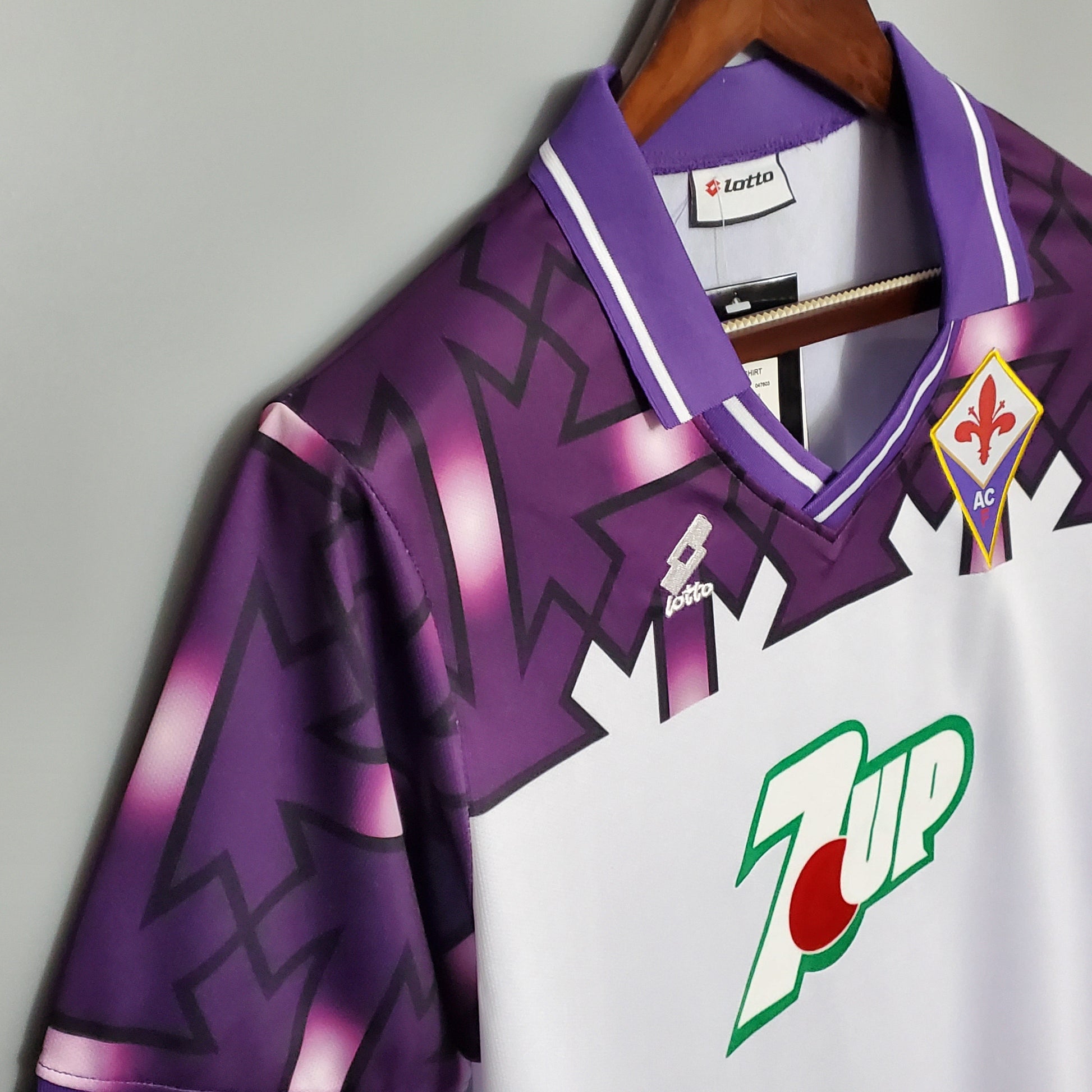 Camisa Fiorentina Reserva 92/93 - Versao Retro - detalhe