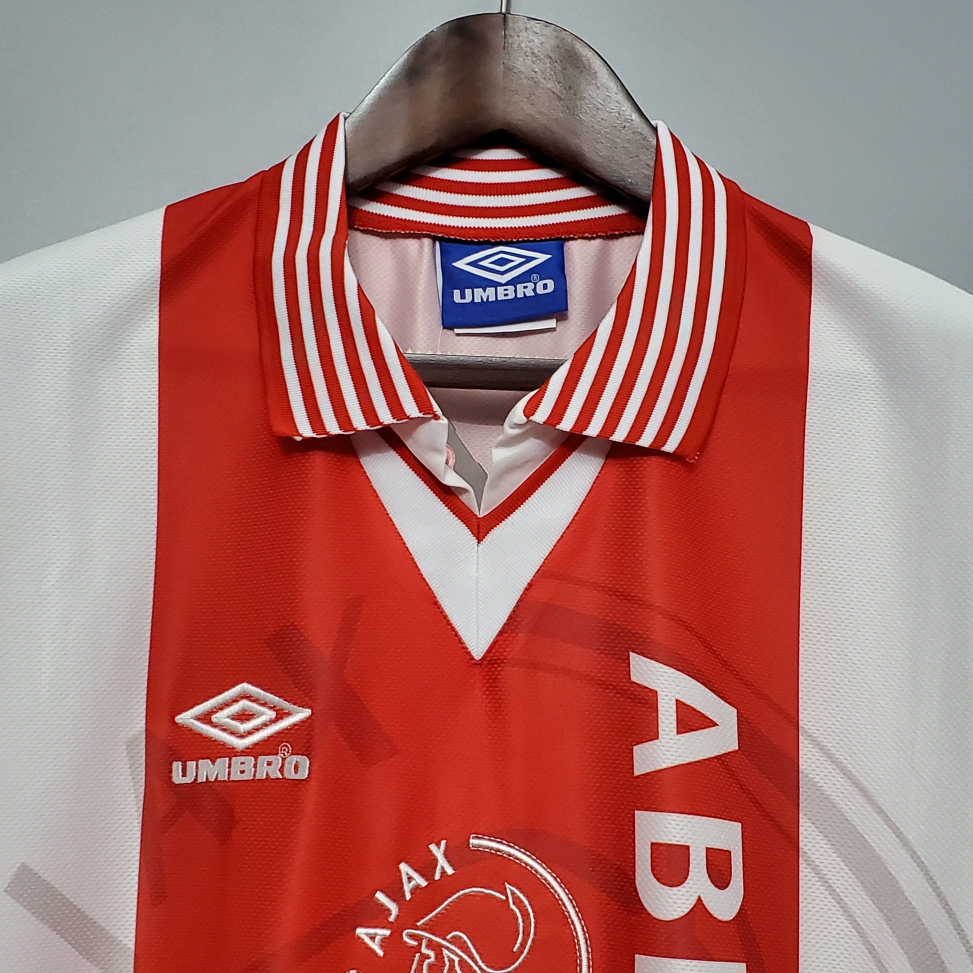 Camisa Ajax Titular 95/96 - Versao Retro - detalhe