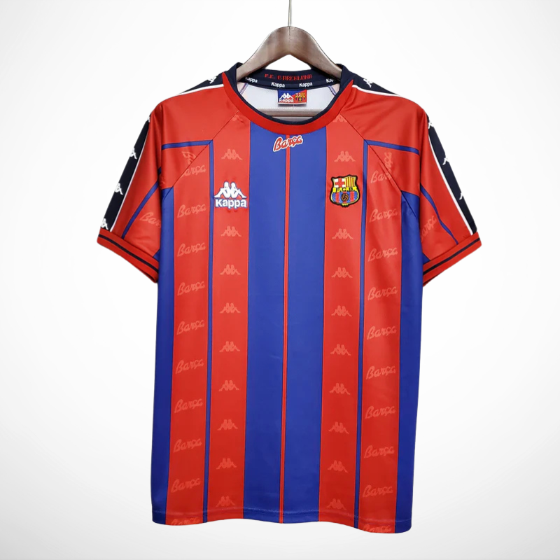 Camisa Barcelona Titular 97/98 - Versao Retro - vista frontal
