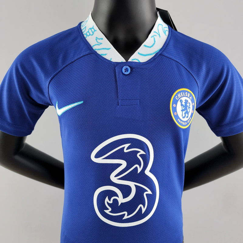 Conjunto Infantil Chelsea 2022/23 - Away