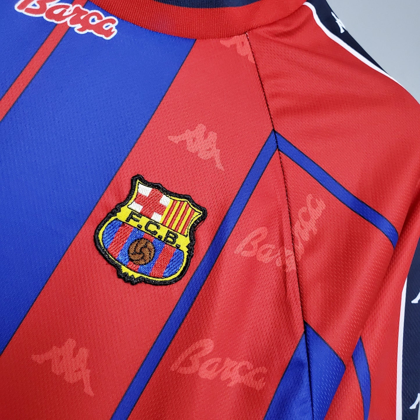 Camisa Barcelona Titular 97/98 - Versao Retro - vista traseira