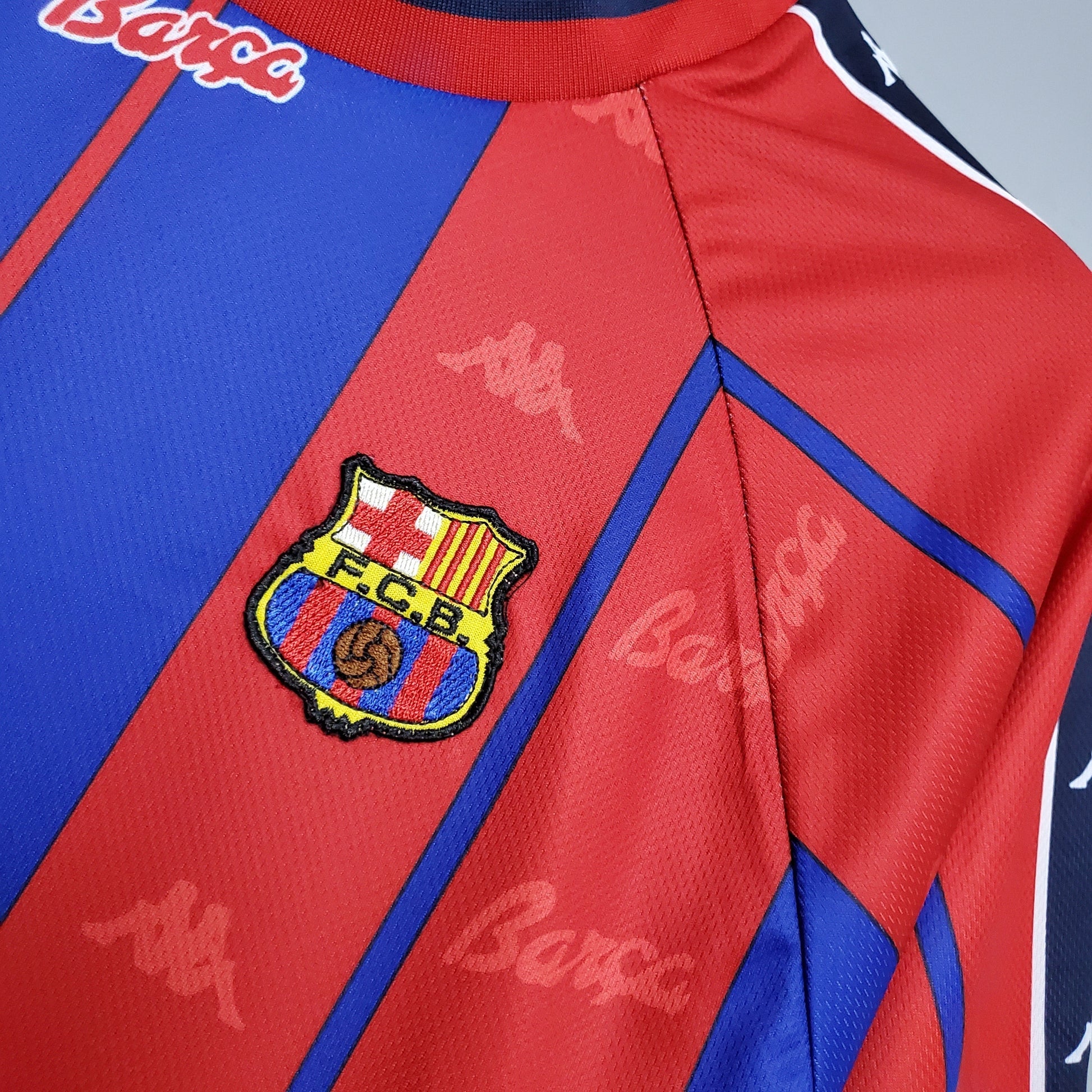 Camisa Barcelona Titular 97/98 - Versao Retro - vista traseira