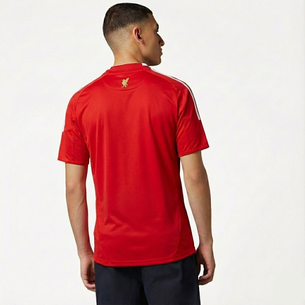 Camisa Liverpool Home 08/09 - Versao Retro - vista traseira