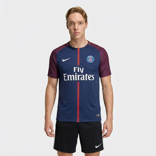 Camisa PSG Titular 17/18 - Versão Retrô