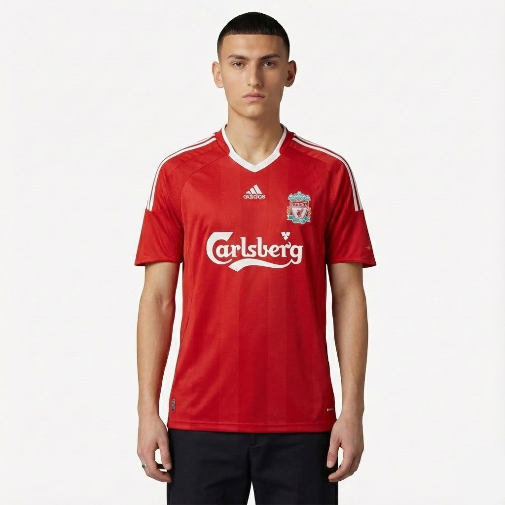 Camisa Liverpool Home 08/09 - Versao Retro - vista frontal