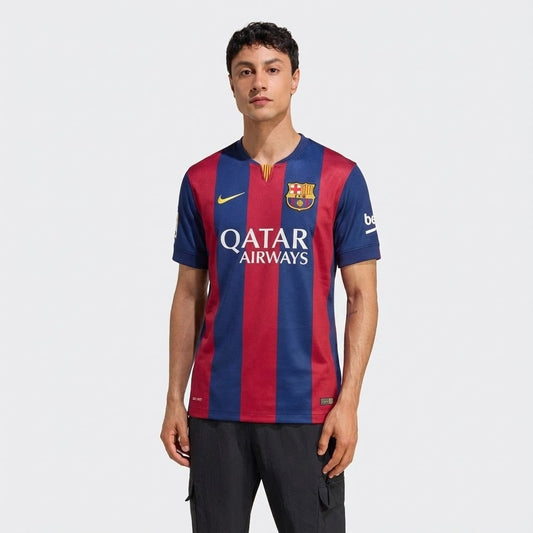 Camisa Barcelona Titular 14/15 - Versao Retro - vista frontal