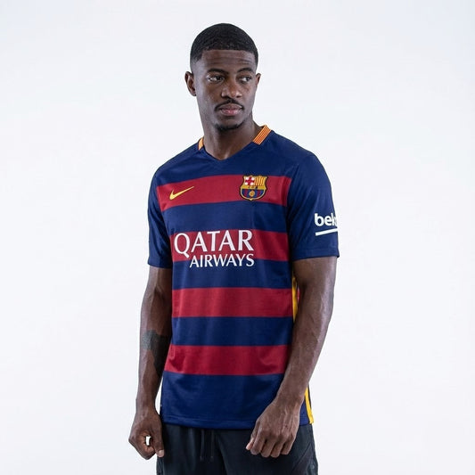 Camisa Barcelona 2015/2016 Retro - vista frontal