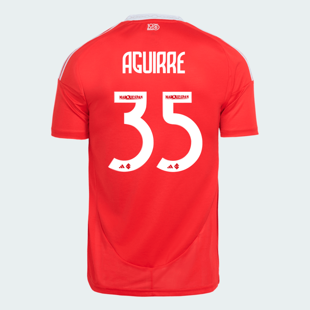 Camisa Adidas Internacional 2025/26 I - Aguirre  N° 35 - vista frontal