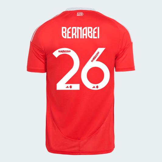 Camisa Adidas Internacional 2025/26 I - Bernabei N° 26 - vista frontal