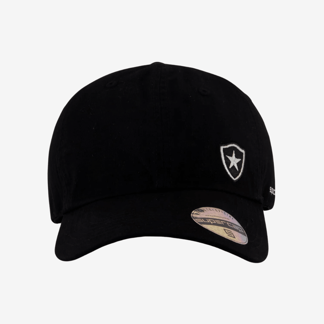 Bone Botafogo Essential Preto - vista traseira