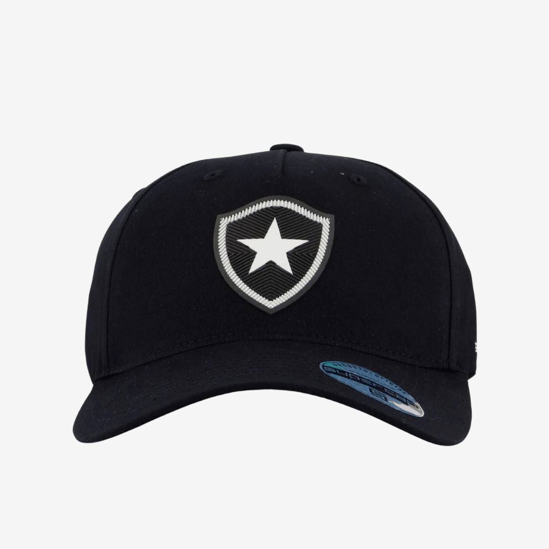 Bone Botafogo Shield Black - vista traseira