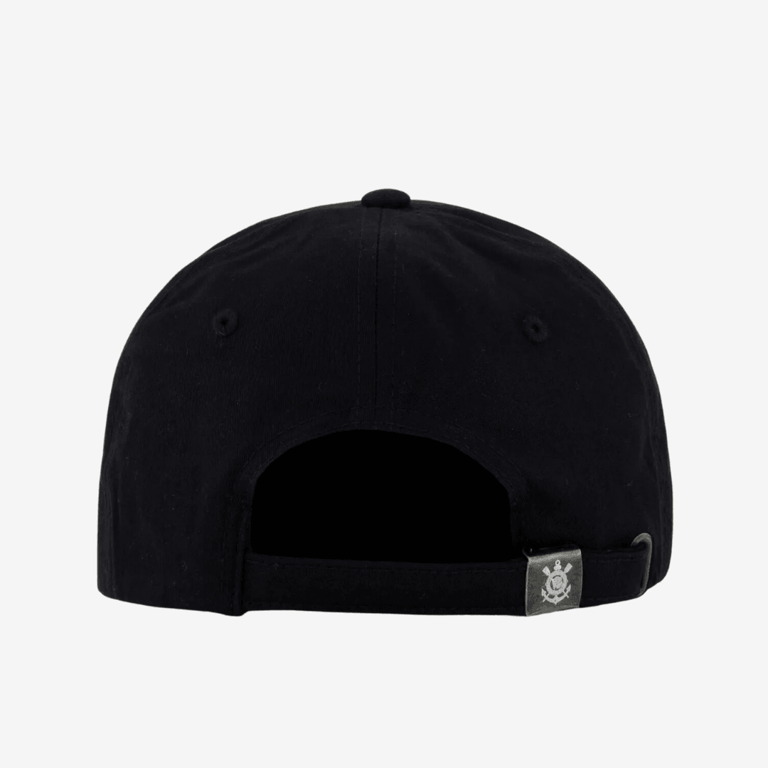 Bone Corinthians Prestige - Preto - detalhe