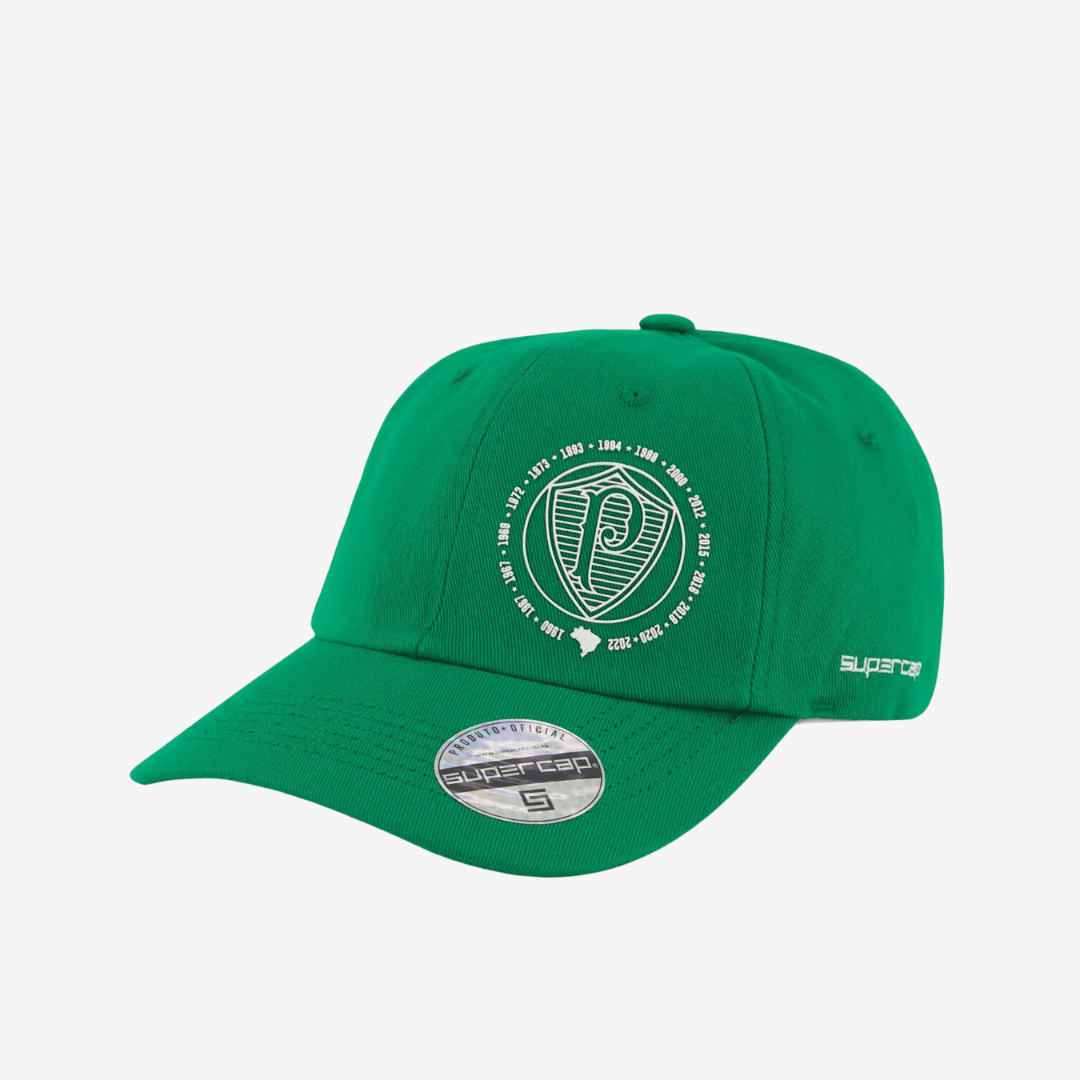 Bone Palmeiras Champions - Verde - vista frontal