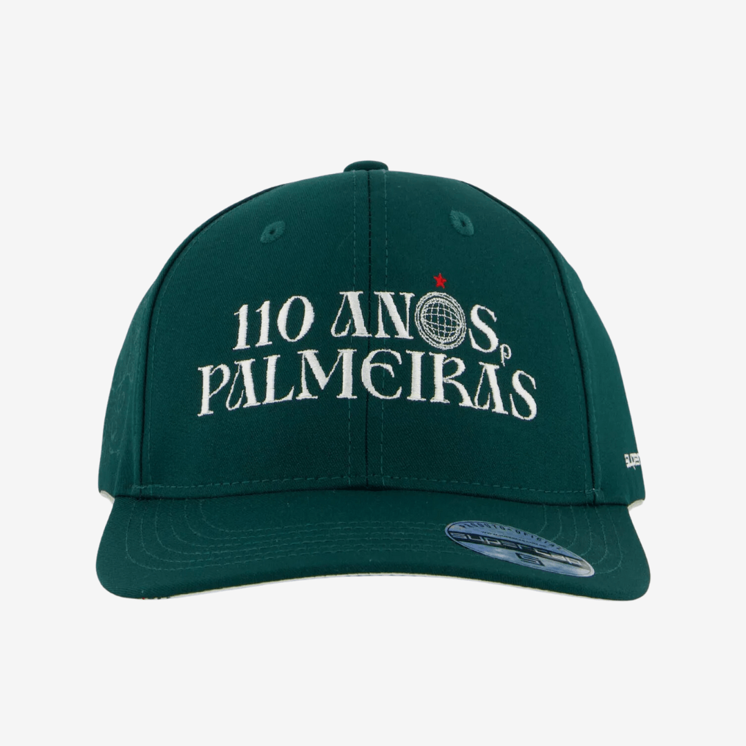 Bone Palmeiras Edicao 110 Anos - Verde - vista traseira