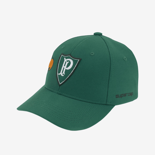 Bone Palmeiras Mascote - Verde - vista frontal