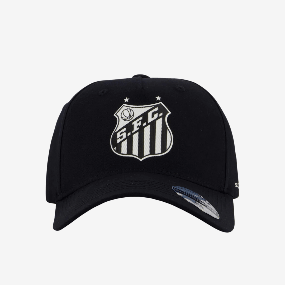Bone Santos Americano Preto - vista traseira