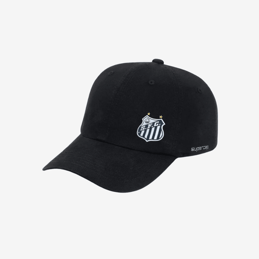 Bone Santos Escudo - Preto - vista frontal