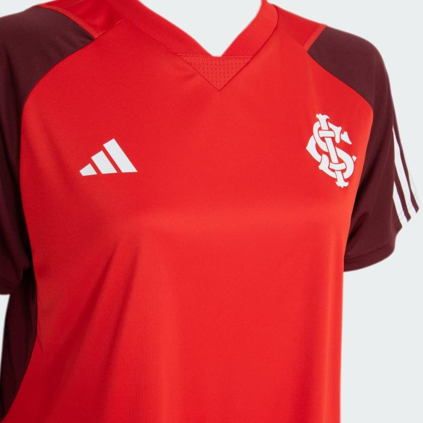 Camisa Feminina Treino Atleta Adidas Internacional 2024/25 - detalhe