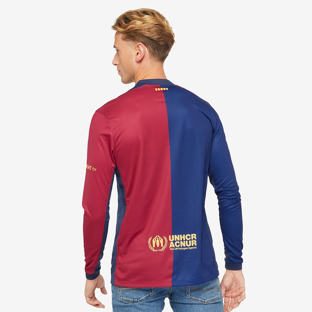Camisa Manga Longa Nike FC Barcelona 2024/25 Torcedor - detalhe