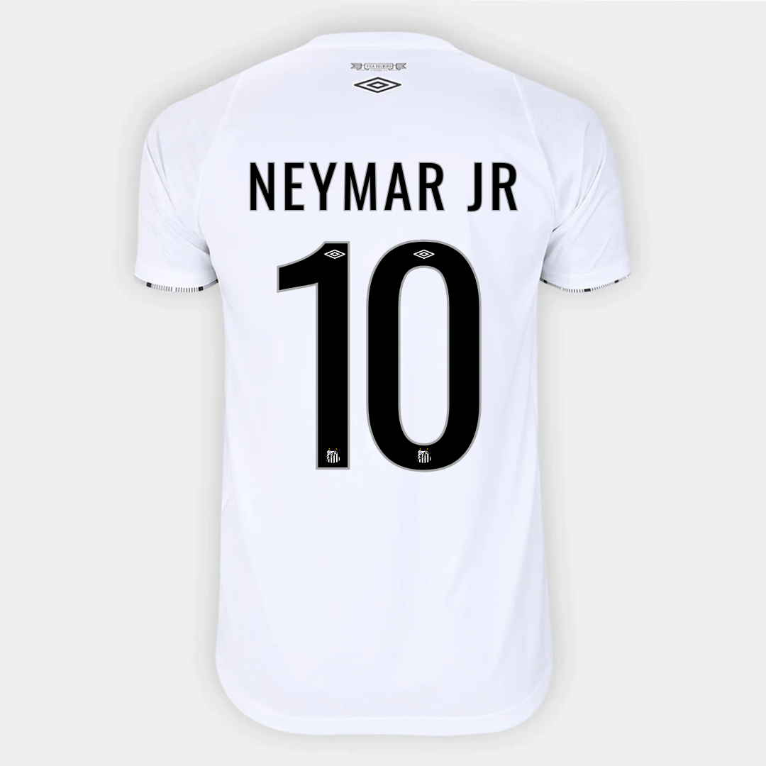 Camisa Masculina Umbro Santos 2024/25 I Neymar Jr 10 - vista frontal