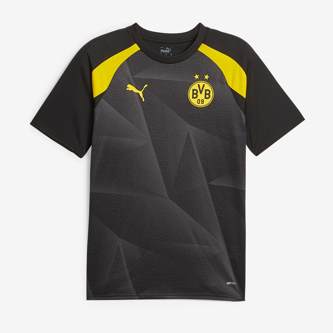 Camisa Puma Borussia Dortmund 2023/24 Pre-Jogo - vista frontal