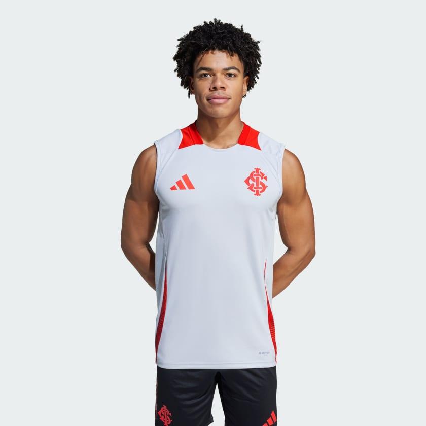 Camisa Treino Sem Mangas Adidas Internacional 2024 Tiro - vista traseira