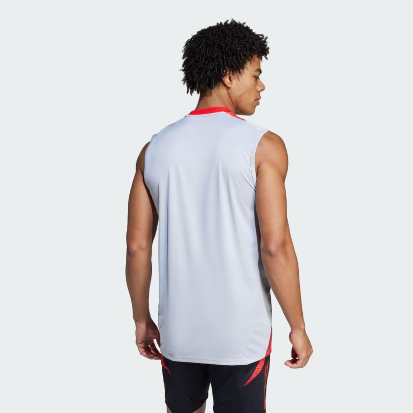 Camisa Treino Sem Mangas Adidas Internacional 2024 Tiro - detalhe