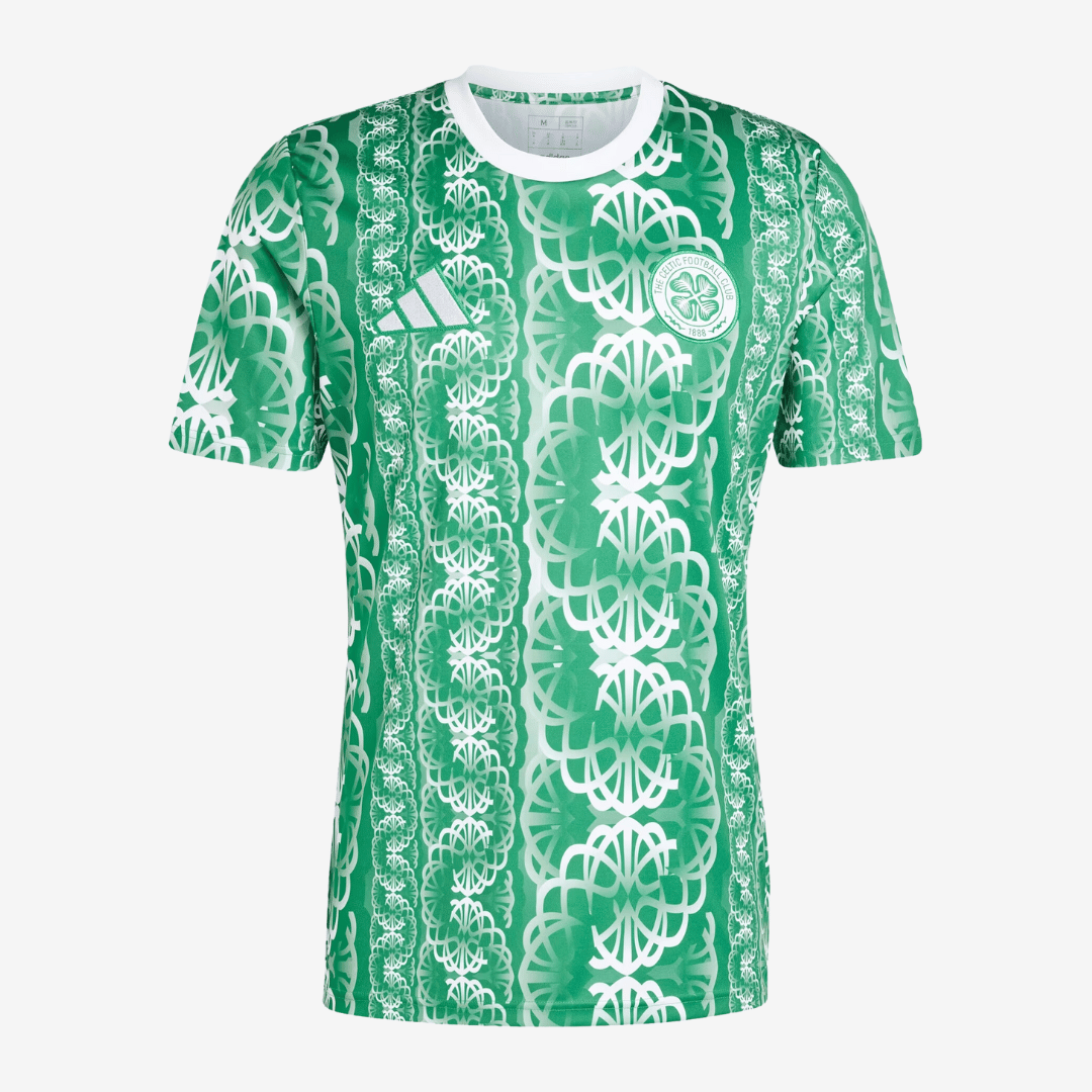 Camisa Adidas Celtic 2024/25 Pre-Jogo - vista frontal