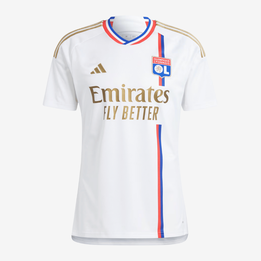 Camisa Adidas Olympique Lyonnais 2023/24 I - vista frontal