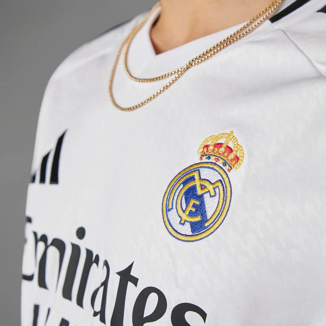 Camisa Adidas Real Madrid 2024/25 I Manga Longa - detalhe