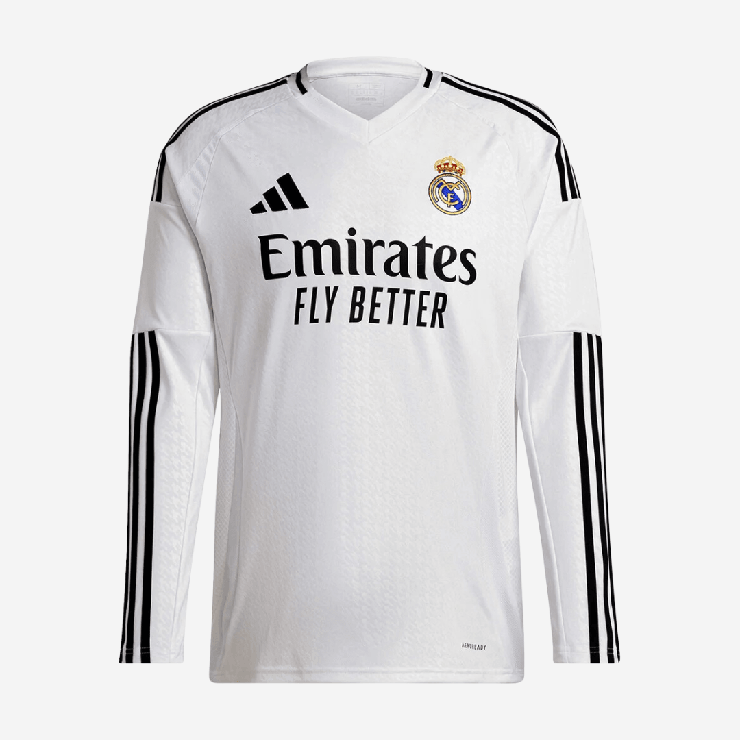 Camisa Adidas Real Madrid 2024/25 I Manga Longa - vista frontal
