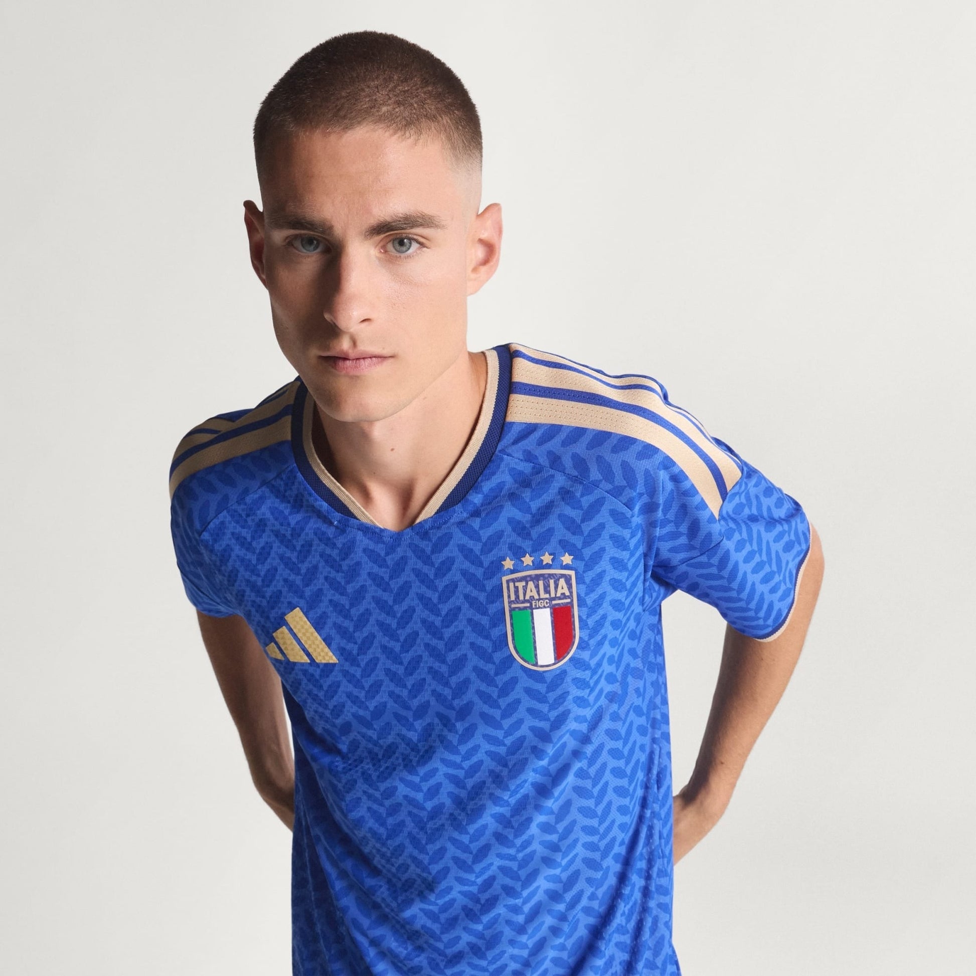 Camisa Italia 2026/27 I Jogador - vista frontal
