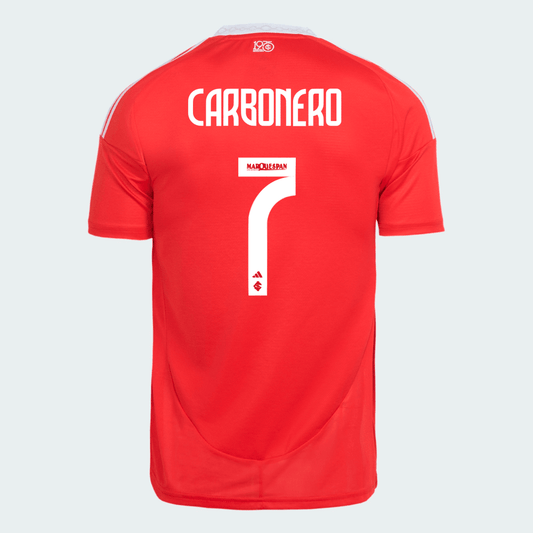 Camisa Adidas Internacional 2025/26 I - Carbonero N° 7 - vista frontal