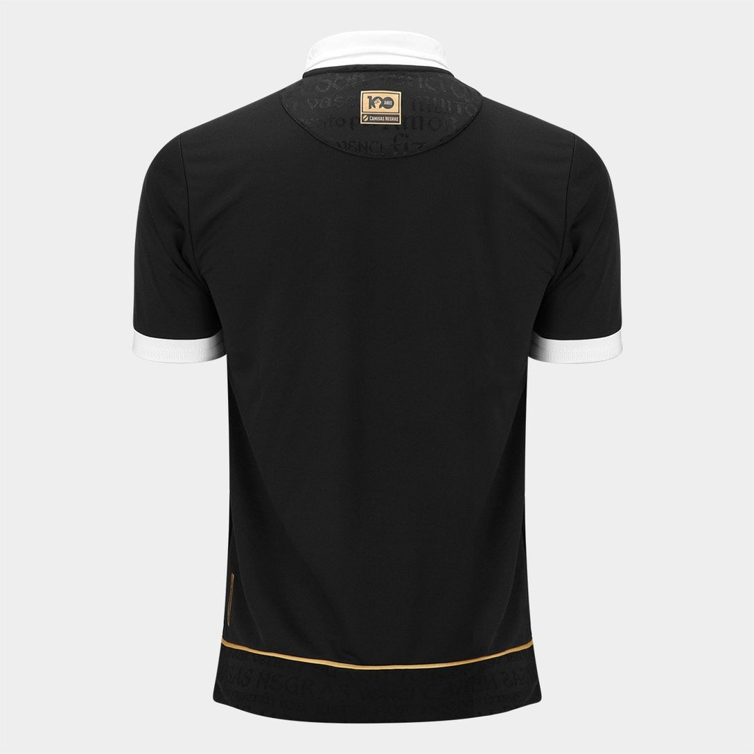 Camisa Vasco Third 23/24 - Preta - vista traseira