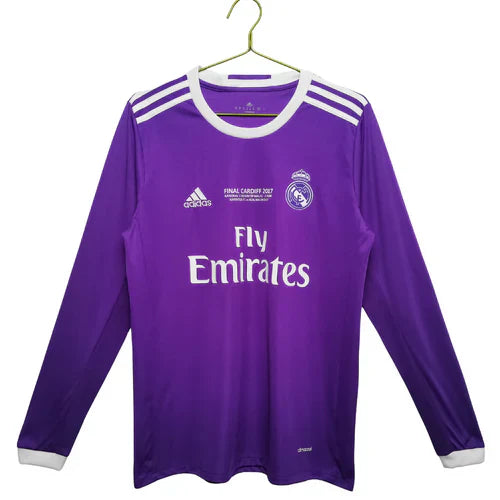 Camisa Real Madrid Retrô 17/18 IV Manga Longa - Masculina