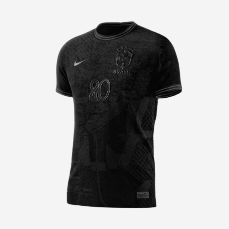 Camisa Seleção Brasil 2022/22 Edição Limitada All Black