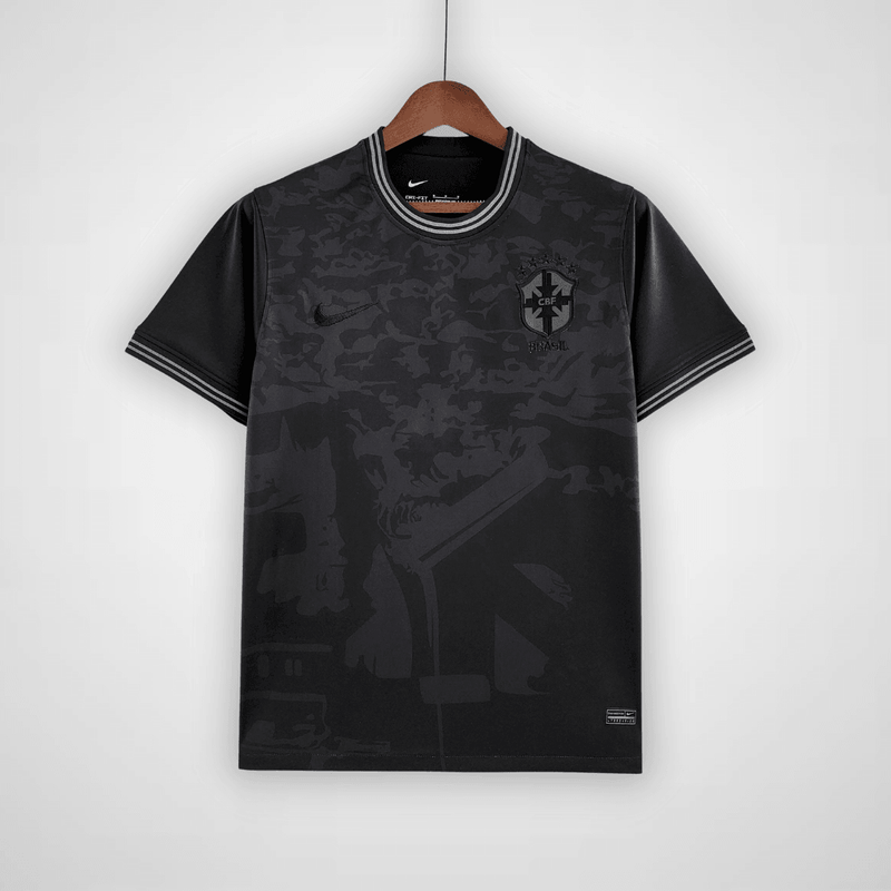 Camisa Seleção Brasil 2022/22 Edição Limitada All Black