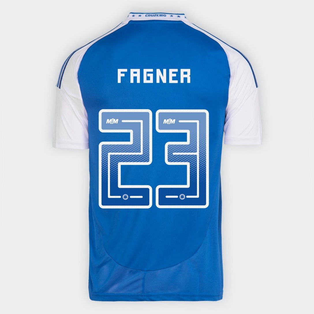 Camisa Adidas Cruzeiro 2025/26 I FAGNER N° 23 - vista frontal