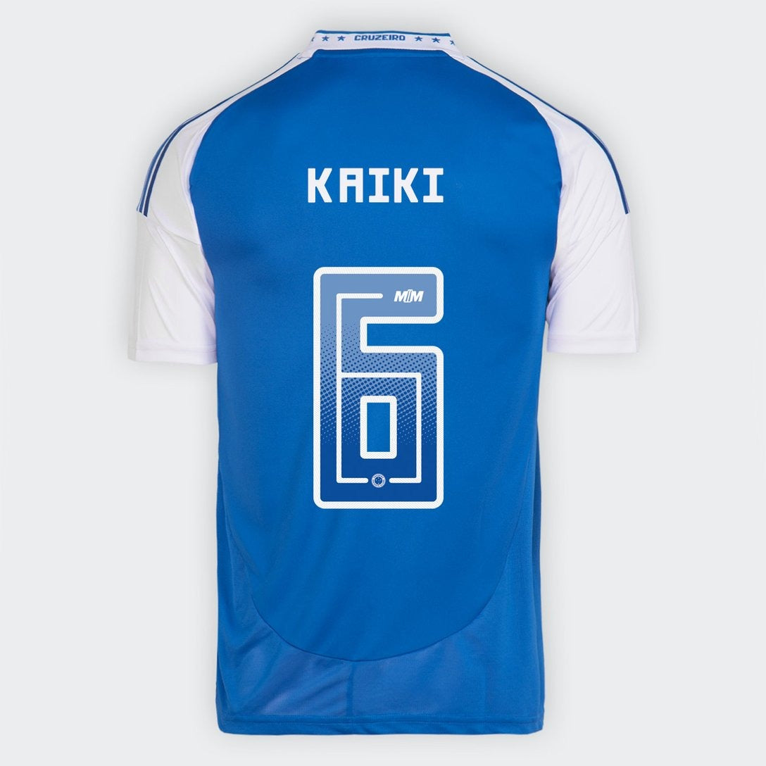Camisa Adidas Cruzeiro 2025/26 I KAIKI N° 6 - vista frontal